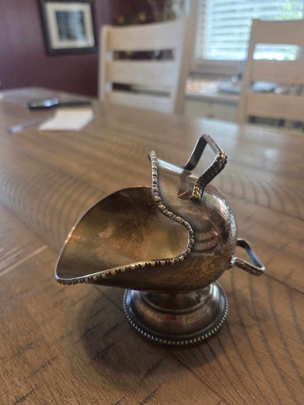 Vintage-Style Silver Plated Sugar Scuttle